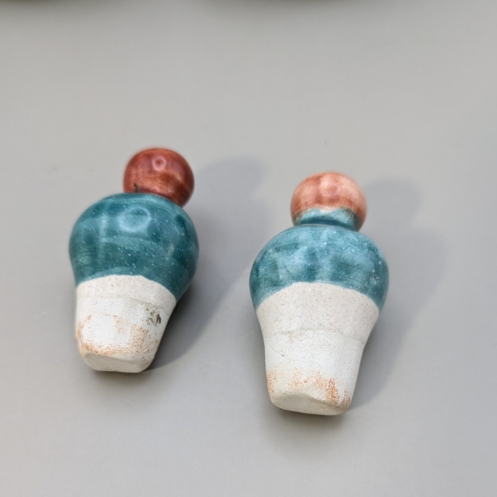 Vintage Ceramiche Deruta Italy Raffaellesco Oil Vinegar Cruet Set Hand Painted - Picture 6 of 13